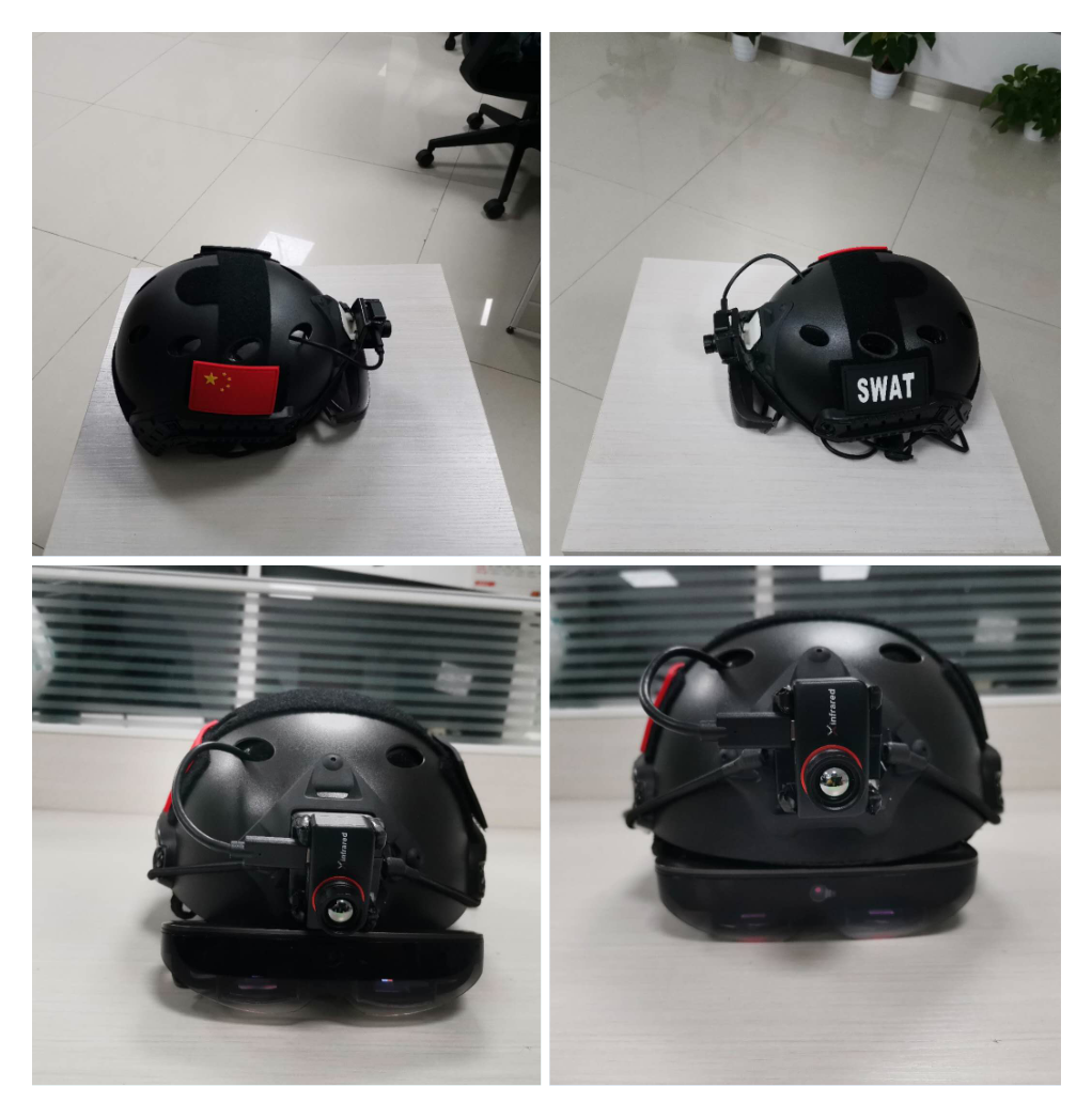 Real time Interactive GPS Smart Temperature Measuring Helmet