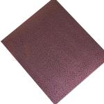 1500mmx300mm Decorative Stainless Steel Sheet Rose Red Stone Pattern Etched