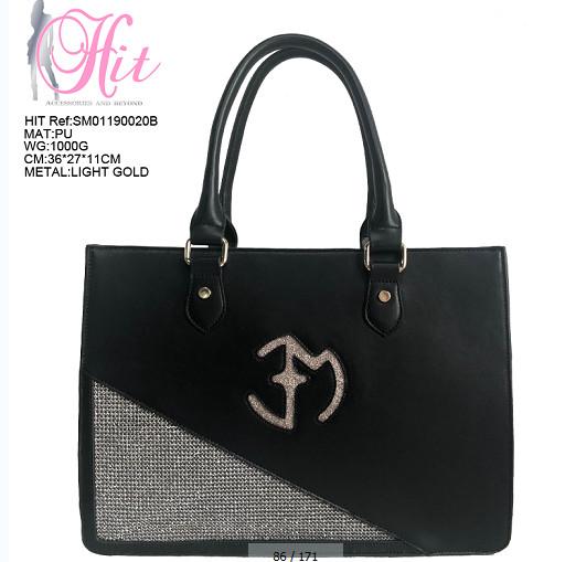China Manufacturer OEM & Whosale Latest fashion PU leather women bag tote