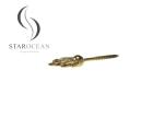 Floral Pattern Coffin Decorative Screws 45mm or 55mm Metal Section Length PS07