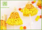Colorful Wooden Corn Dog Sticks , Wooden Food Sticks For Baking 100pcs / Bag