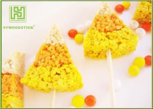 Wholesale Colorful Wooden Corn Dog Sticks , Wooden Food Sticks For Baking 100pcs / Bag from china suppliers