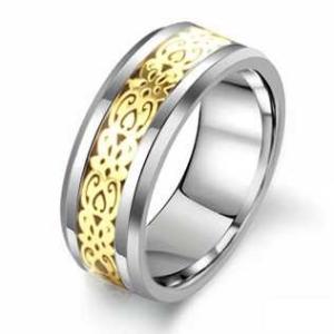 Wholesale New Super Fashion Tagor Jewelry Factory Ceramic Tungsten Series Ring TYWR008 from china suppliers