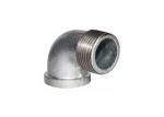 Round Malleable Iron Pipe Fittings Reducing Street Elbow Fitting ANSI Standard