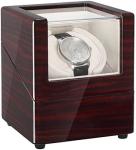 CHIYODA Watch Winder for Single Automatic Watches Solid Wooden Box with Mabuchi