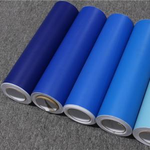 Wholesale Blue Waterproof Furniture Self Adhesive Vinyl Film Glossy Finish 3-5 Years Durability from china suppliers