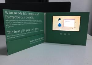 Wholesale Creative Video Card Mailer HD Advertising For Insurance Education from china suppliers