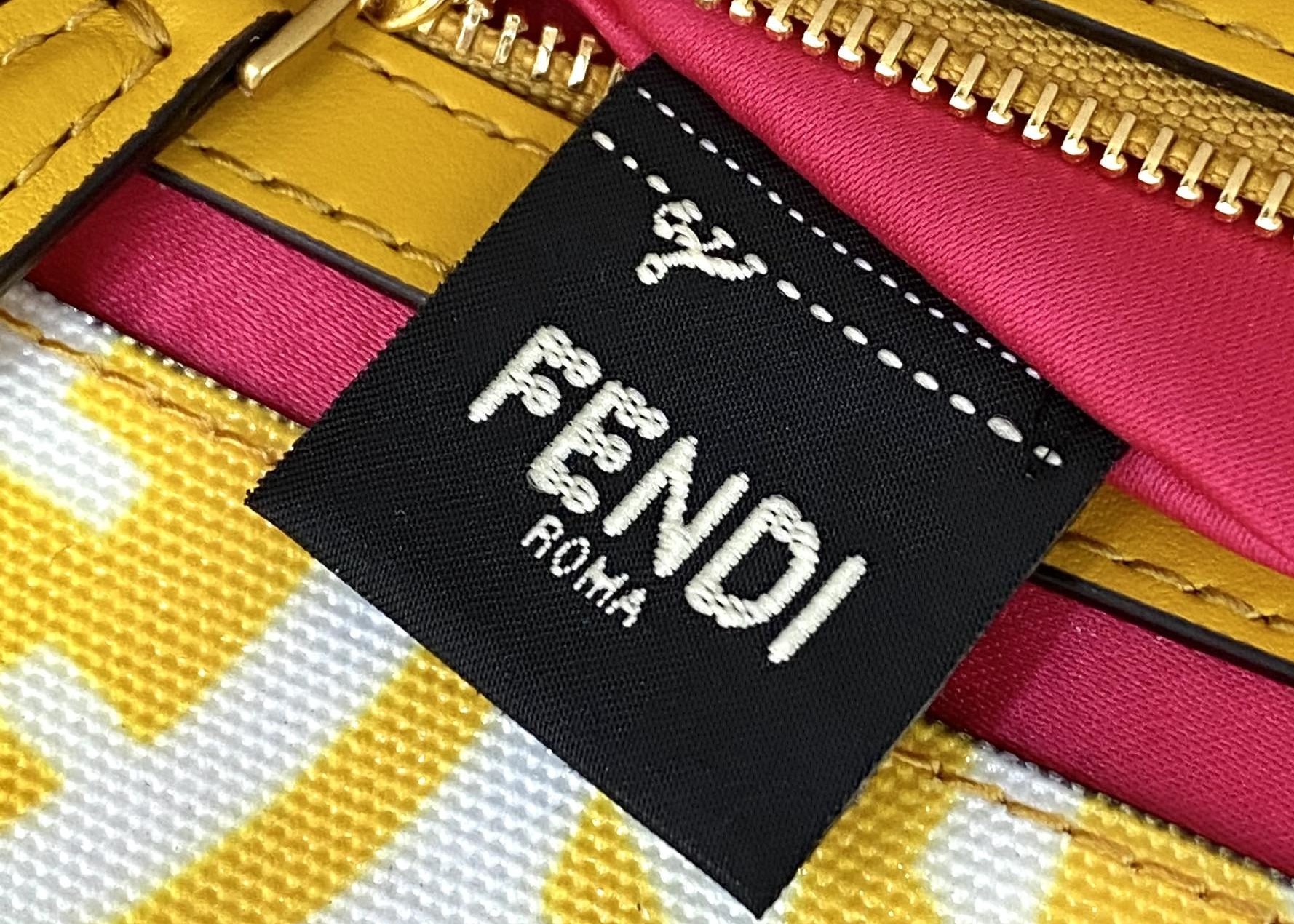 Newest F Letters Pattern Printing Single Strap Shoulder Bag 3D Effect Underarm Bag