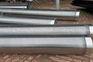 Wholesale 219mm Diameter Continuous Slot Screen V Shaped Wedge SS304 Water Well Screen from china suppliers
