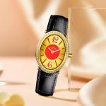 Fashion Round Case Ladies Quartz Watch Bracelet Luxury Women