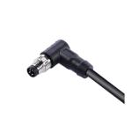 IP67 Waterproof Cable M8 Connector Cable 5 Pin Female Molding Shield PVC Jacket