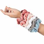 Warrens 11*5CM Large Velvet Hair Scrunchies Packed In Opp Bag