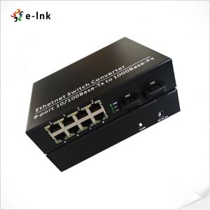 Wholesale Unmanaged Fiber Ethernet Switch 10/100/1000M Media Converter 8-TX from china suppliers