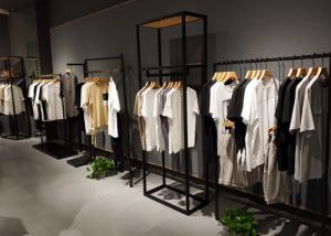 Wholesale Men's Wear Retail Clothing Fixtures , Apparel Display Fixtures Creative Design from china suppliers