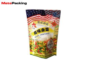 Wholesale Heat Sealing Stand Up Barrier Pouches 350g Mixed Vegetable Food Packaging from china suppliers