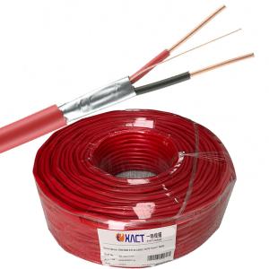 Wholesale ExactCables Screened 2x1.0SQMM Solid Copper Fire Alarm Cable with Red PVC Insulation from china suppliers