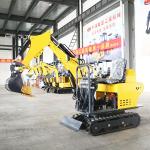 Telescopic Track Mini Crawler Excavator 850kg Mini Excavation Equipment