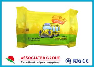 Wholesale 20PCS Oat Extra Baby Wet Wipes , Dummy Matt Water Baby Wipes With Sticker No Scent from china suppliers