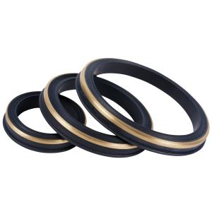 Wholesale 2 Inch HNBR Black Hammer Union Seal Rings / Lip Seal Gasket Oil Resistant from china suppliers