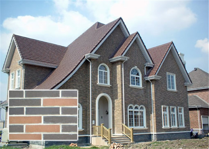 Classical Exterior Faux Stone Veneer , Exterior Brick Veneer Heat - Insulation