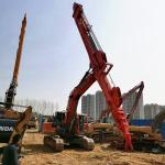CAT336 Construction Equipment Boom 25 Meters Telescopic Digging Depth For Heavy