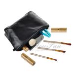 Handy PU Leather Travel Organizer Cosmetic Bag OEM / ODM For Ladies