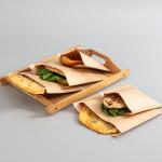 Logo Customized Logo Eco Friendly Recyclable BBQ Hot Dog Chicken Kraft Paper Bag