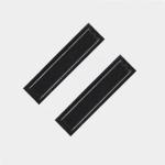 Supermarket Metal Can Anti Theft Labels Stickers 58KHZ Barcode For Retail