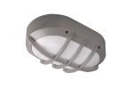 PF 0.9 CRI 80 Corner Bulkhead Outdoor Wall Light For Bathroom Milky PC Cover