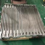 304 316 Stainless Steel Balustrade Posts , Stainless Steel Glass Railing Posts