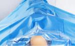 Medical Sterile Craniotomy Drape Surgical With Aperture 1pc / Pouch