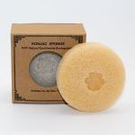 Activated Natural Face Cleansing Sponge Private Label Organic Konjac Fiber