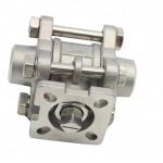 304 Three-piece welded high platform butt welded ball valve Stainless steel 316