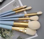 Skin Like Face 6pcs Light Blue Beauty Brushes Set For Makeup