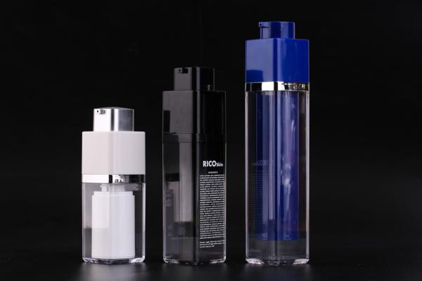 UKMS15 15ml-30ml-50ml Square Rotating lift type airless bottle acrylic airess