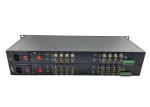 16-CH 720P 960P 1080P HD CVI/TVI/AHD to Fiber Optic Video Converter 120MHz