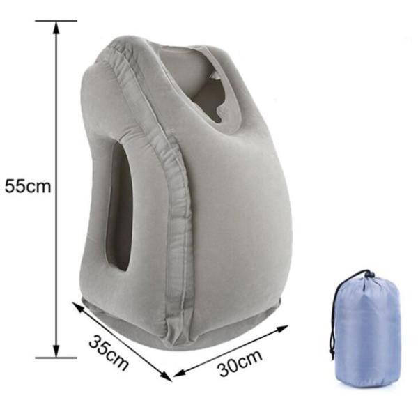 Ultralight Inflatable Travel Pillow , Inflatable Airplane Pillow For Neck Lumbar