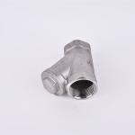 Y Type Strainer Filter Valve for Female Thread Connection DN50 Stainless Steel