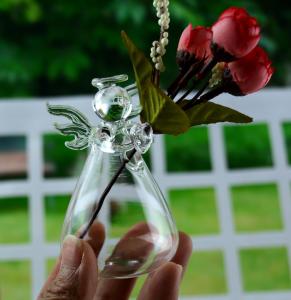 Wholesale Pure hand-made angel vase Creative floral flower arrangement home hydroponic container gift from china suppliers