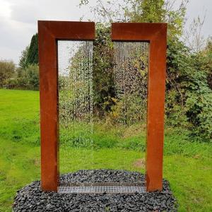 Wholesale Outdoor Metal Garden Ornaments Corten Steel Water Feature from china suppliers