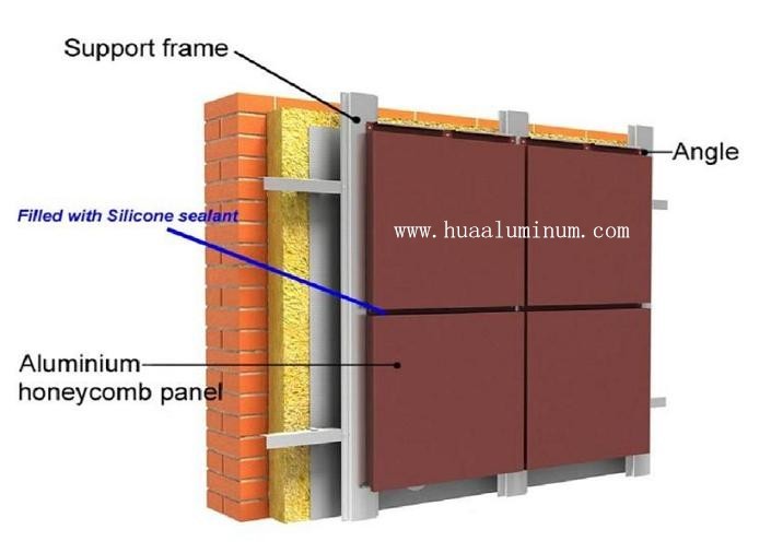 Lightweight 1220mm Aluminium Honeycomb Board Fire Resistant For Hotel Halls
