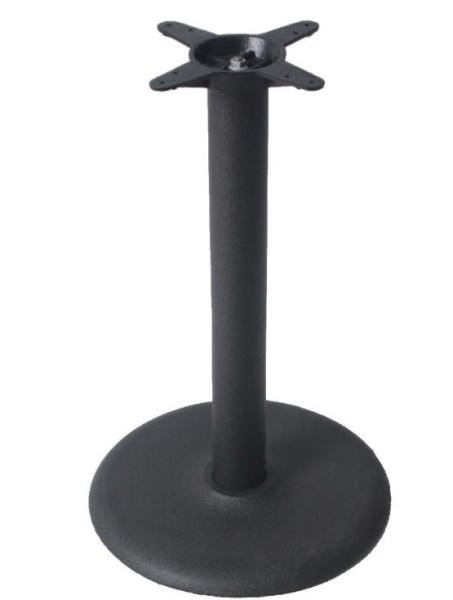 Cast Iron Bistro Table Base Black Wrinkle Powder Coat for Bar Table Restaurant