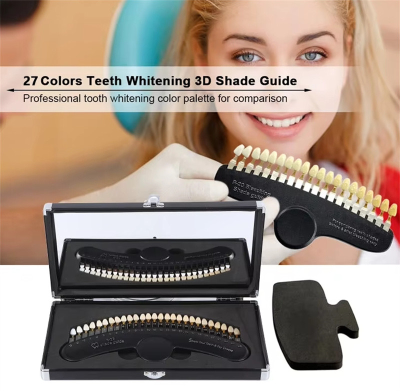3D Shade Guide 27 Colors Teeth Whitening Teeth Bleaching Shade Guides Chart