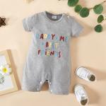 Baby 100% cotton overall romper Summer new children's short sleeve cloth Baby