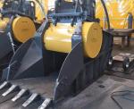 The crushing bucket excavator crushing bucket has a high output and is a crushed