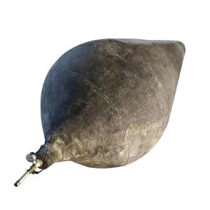 Wholesale Rubber Pneumatic Air Bags , Black Cylindrical Boat Launching Airbag from china suppliers