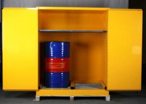 Wholesale Drum Hazardous Storage Cabinet in labs, minel, stock, chemical company stock, workshop; fuel safety cabinet from china suppliers