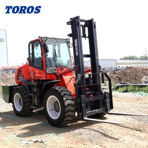 Wholesale Enclosed Cab Rough Terrain Forklift Outdoor 5000 Lb All Terrain Forklift from china suppliers