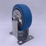 5 Inch TPR Rubber Rigid Stainless Steel Caster Wheels