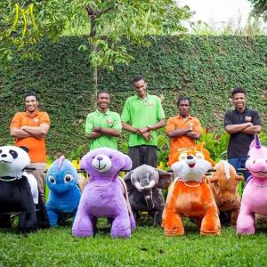 Wholesale Hansel amusement plush toy walking stuffed electronic children animal car from china suppliers